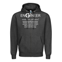 Charcoal Heather #engineer   #noun Zipper Hoodie - baoMotion