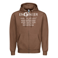 Chestnut #engineer   #noun Zipper Hoodie - baoMotion