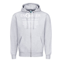 Heather Grey #engineer   #noun Zipper Hoodie - baoMotion