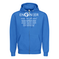 True Royal #engineer   #noun Zipper Hoodie - baoMotion