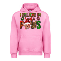 Fuchsia Pink i believe in santa paws chihuahuha Urban Hoodie - Jasminsmagicworld