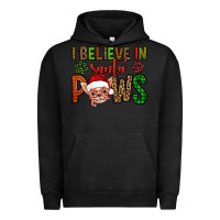 Pigment Black i believe in santa paws chihuahuha Urban Hoodie - Jasminsmagicworld