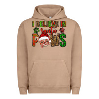 Pigment Burro i believe in santa paws chihuahuha Urban Hoodie - Jasminsmagicworld