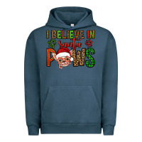Pigment Midnight Navy i believe in santa paws chihuahuha Urban Hoodie - Jasminsmagicworld