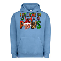 Pigment Pebble Blue i believe in santa paws chihuahuha Urban Hoodie - Jasminsmagicworld