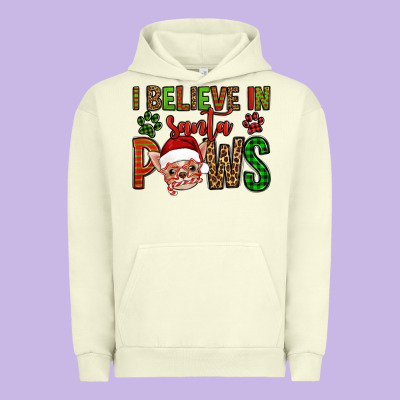 I Believe In Santa Paws Chihuahuha Urban Hoodie Designed By Jasminsmagicworld