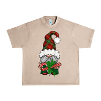 French Oak Christmas Gnome With Candy Urban Heavy Tee - BundleAndBundleShop