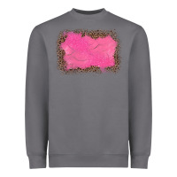 Storm gemstone pink leopard background Heavyweight Sweatshirt - JahusDesignShop