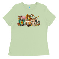 Matcha Cows And Coffee Ladies Tee - FaDigitalArtStudio