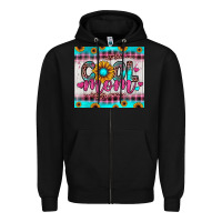 Black cool mom Zipper Hoodie - JahusDesignShop