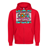 Red cool mom Zipper Hoodie - JahusDesignShop