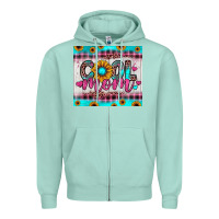 Seafoam cool mom Zipper Hoodie - JahusDesignShop