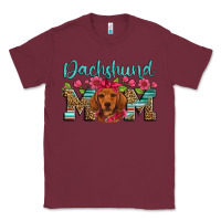 Burgundy dachshund mom Classic Tee - Artiststas