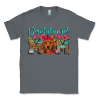 Charcoal Heather dachshund mom Classic Tee - Artiststas