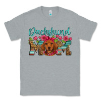 Heather Grey dachshund mom Classic Tee - Artiststas