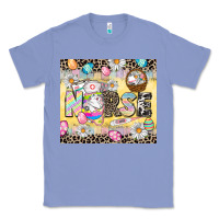 Colony Blue Easter Nurse Easter Day Classic Tee - CowGirlArtShop