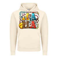 Vintage Artic Leopard Softball And Baseball Mama Mother's Day Vintage Hoodie - LillyAllenDesigns