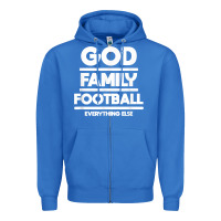 True Royal god family football christian faith shirt Zipper Hoodie - baoMotion