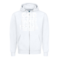 White god family football christian faith shirt Zipper Hoodie - baoMotion