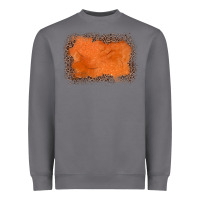 Storm gemstone orange leopard background Heavyweight Sweatshirt - JahusDesignShop