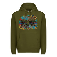 Army Green wife mom boss Premium Hoodie - SublimationCraftShop