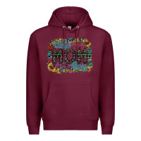 Burgundy wife mom boss Premium Hoodie - SublimationCraftShop