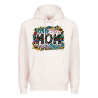 Pale Pink wife mom boss Premium Hoodie - SublimationCraftShop