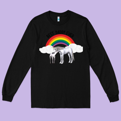 Best Daddy Ever Long Sleeve Tee Designed By Bettercallsaul