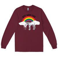 Burgundy Best Daddy Ever Long Sleeve Tee - Bettercallsaul