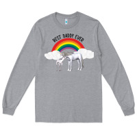 Heather Grey Best Daddy Ever Long Sleeve Tee - Bettercallsaul