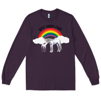 Plum Best Daddy Ever Long Sleeve Tee - Bettercallsaul
