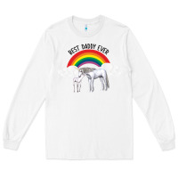 White Best Daddy Ever Long Sleeve Tee - Bettercallsaul