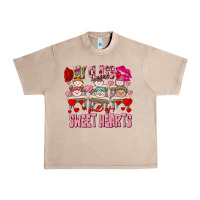 French Oak Valentine's Day My Class Is Full Of Sweet Hearts Urban Heavy Tee - FaDigitalArtStudio