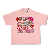 Salmon Valentine's Day My Class Is Full Of Sweet Hearts Urban Heavy Tee - FaDigitalArtStudio