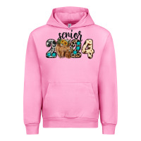 Fuchsia Pink Western Senior 2024 cow Urban Hoodie - RanaPortraitStore