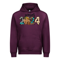 Mauve Wine Western Senior 2024 cow Urban Hoodie - RanaPortraitStore
