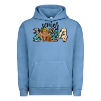 Pigment Pebble Blue Western Senior 2024 cow Urban Hoodie - RanaPortraitStore