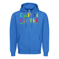 True Royal camping arrow camper happy summer camp camping kids 635 Zipper Hoodie - baoMotion
