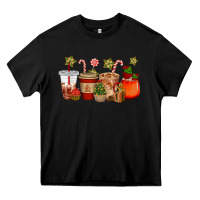 Black christmas cup cakes coffee cups Heavy Core Tee - CowGirlArtShop
