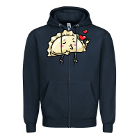 Navy pierogi lovers t  shirt pierogi kawaii emoticon polish food dyngus day Zipper Hoodie - baoMotion