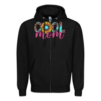 Black cool mom Zipper Hoodie - JahusDesignShop