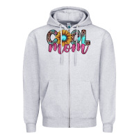 Heather Grey cool mom Zipper Hoodie - JahusDesignShop