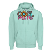 Seafoam cool mom Zipper Hoodie - JahusDesignShop