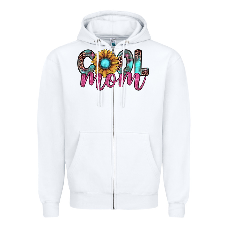 Cool Mom Zipper Hoodie by JahusDesignShop | Teevron