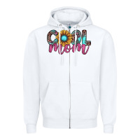 White cool mom Zipper Hoodie - JahusDesignShop