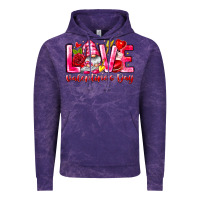 Cloud Purple Love Valentines Day Gnome Vintage Hoodie - CowhideDigitalArt