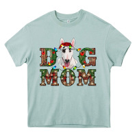 Arona Christmas Dog Mom Bull Terrier Heavy Core Tee - RanaPortraitStore