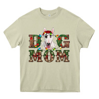 Mossy Christmas Dog Mom Bull Terrier Heavy Core Tee - RanaPortraitStore