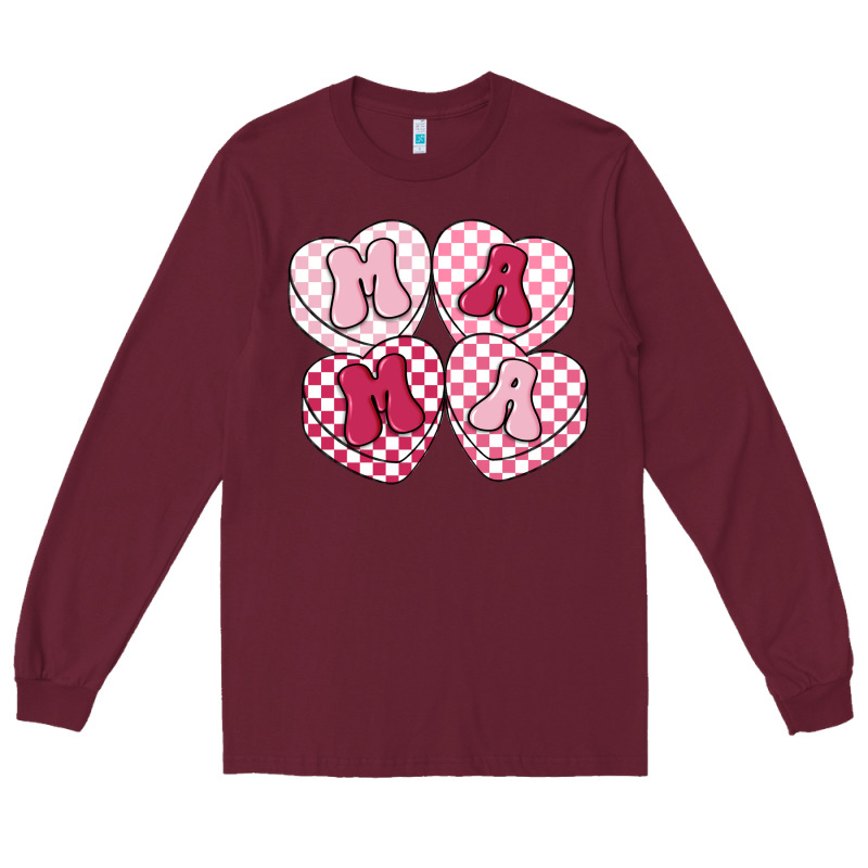 Mama Candy Hearts Long Sleeve Tee by LillyAllenDesigns | Teevron