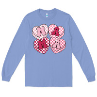 Colony Blue mama candy hearts Long Sleeve Tee - LillyAllenDesigns